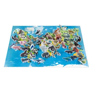 Janod Educational Endangered Animals 3D Puzzle 200-Piece