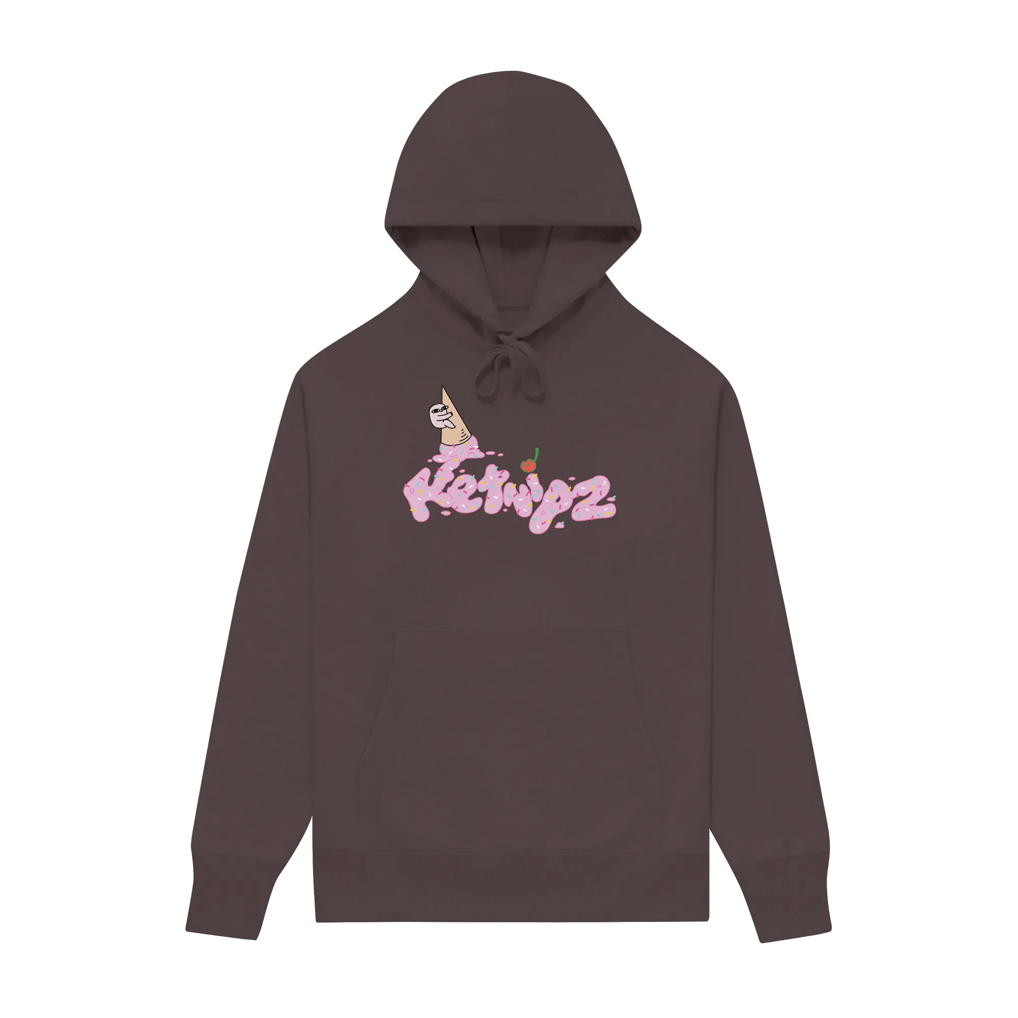 Ketnipz Ice Cream Brown Hoodie