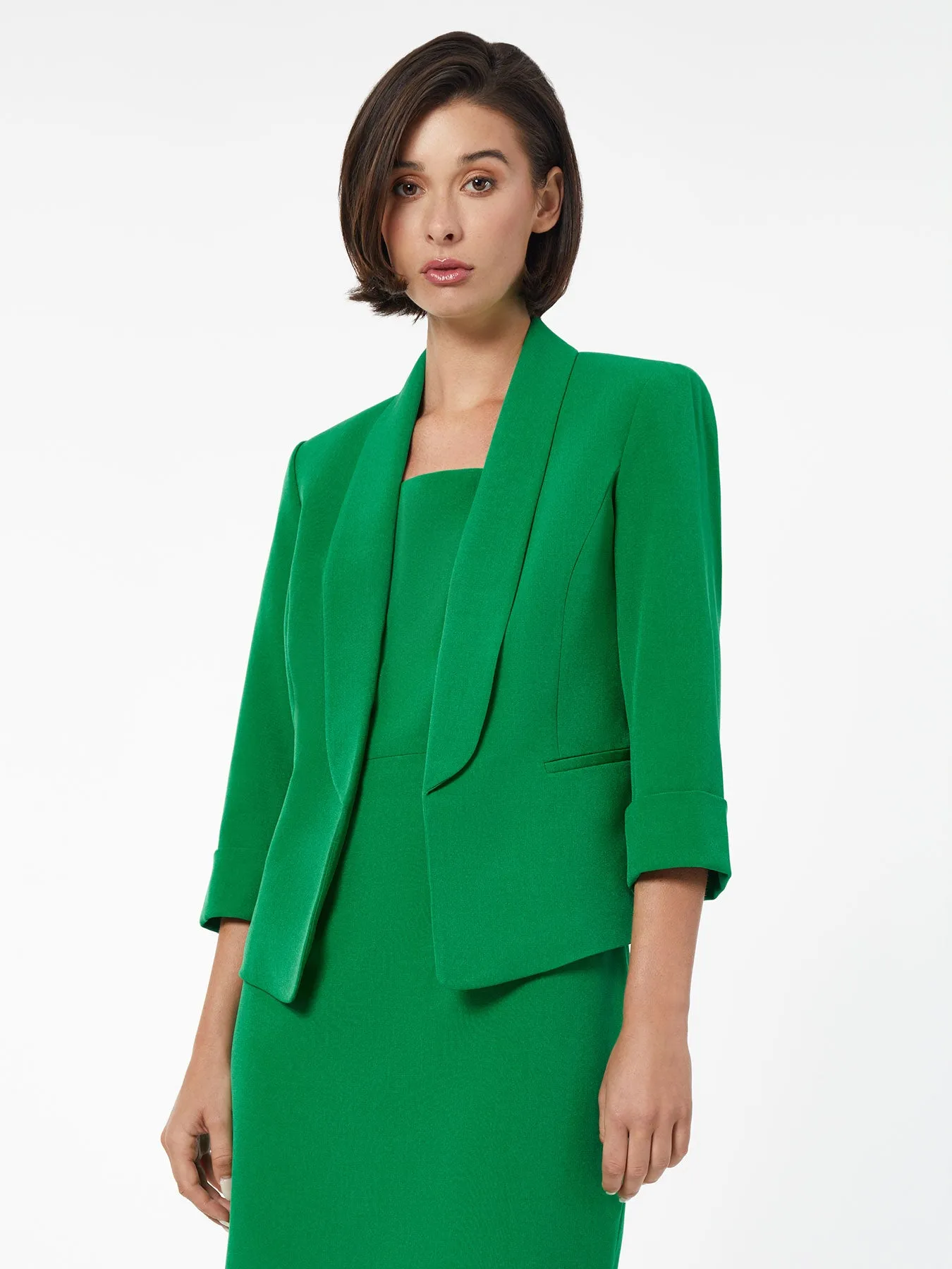 Lena Jacket, Iconic Stretch Crepe