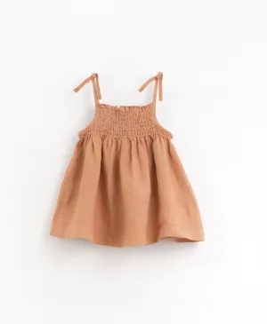 Linen Bow Dress