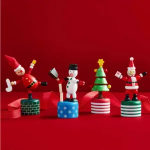 Mudpie Collapsing Wooden Christmas Toys