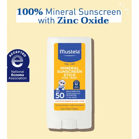 Mustela Spf 50 Mineral Sunscreen Stick