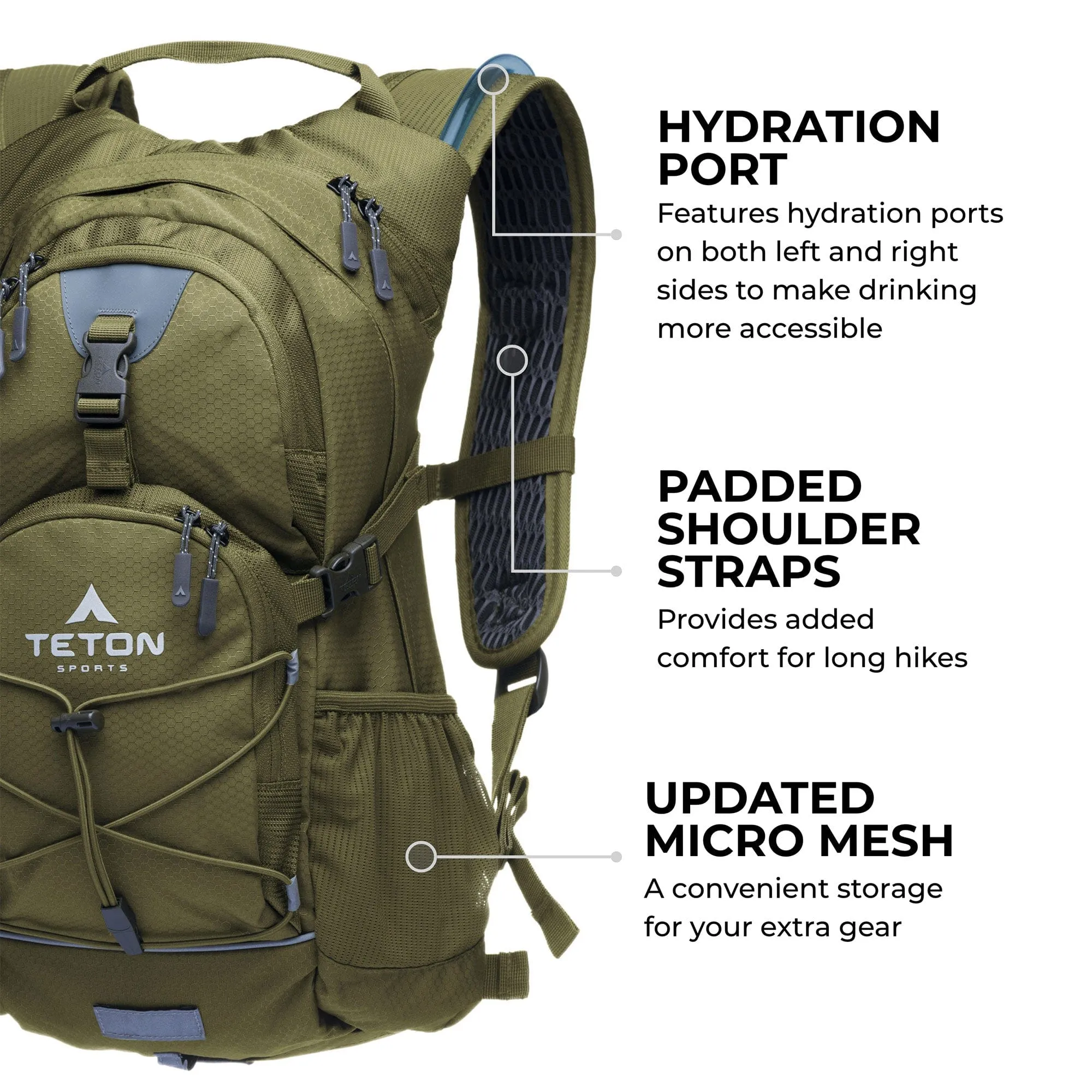 Oasis 18L Hydration Pack with 2L Bladder