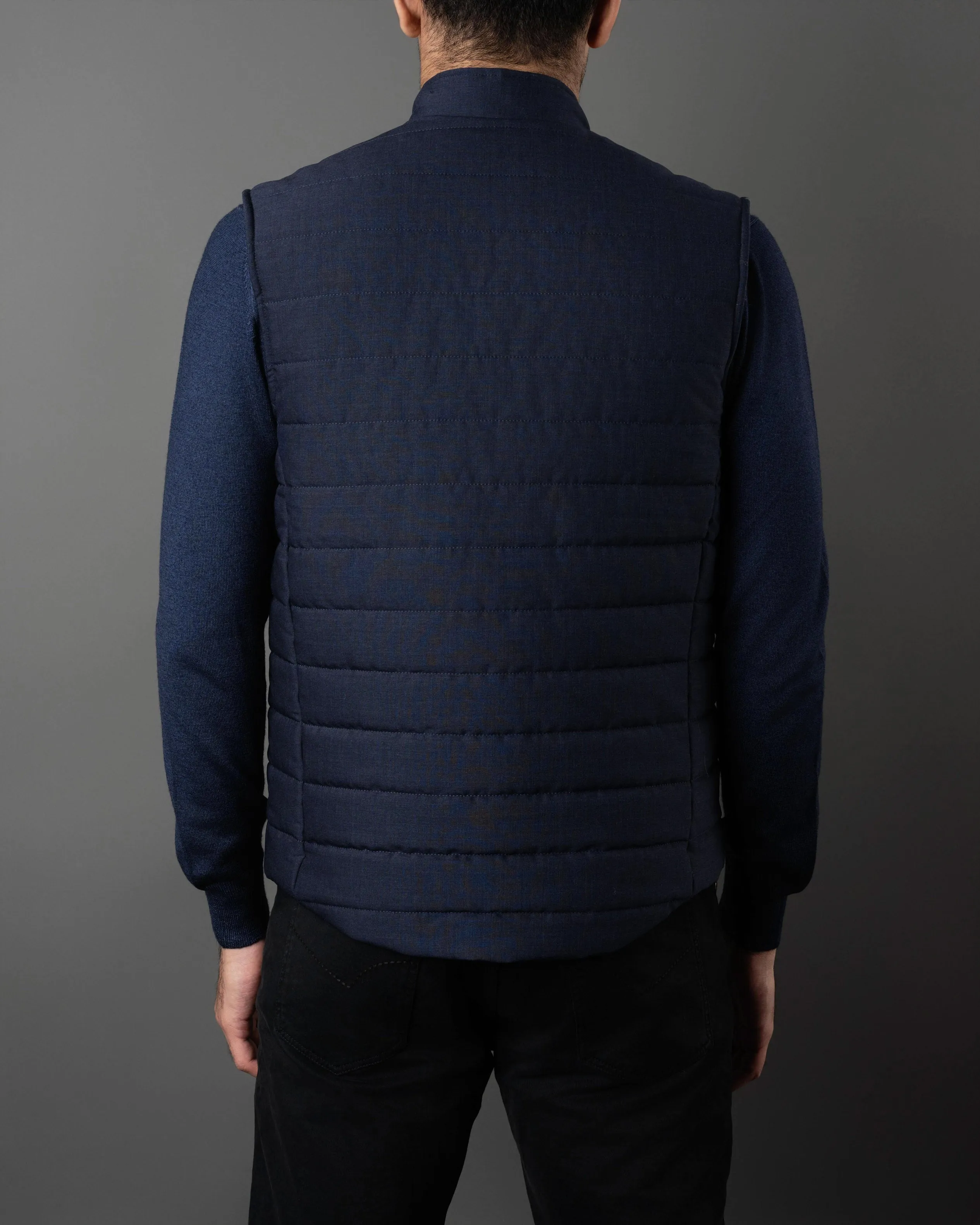 Padded Wool Vest