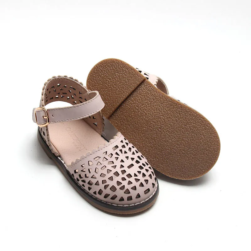 Pocket Hard Sole Sandal Dusty Pink