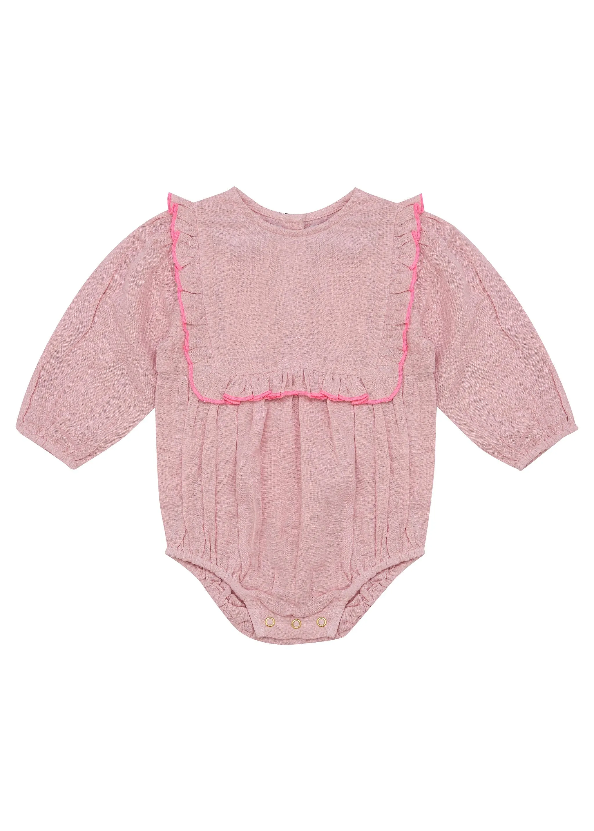 Primrose Romper-Pink Lady Apple