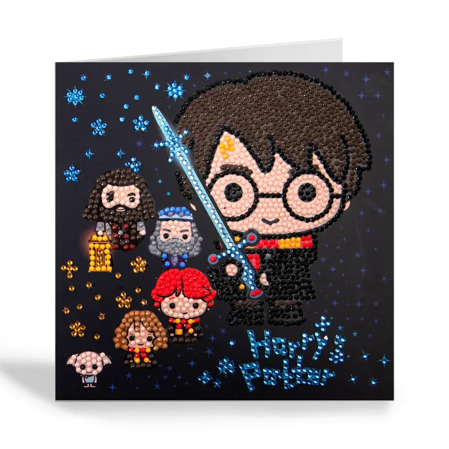 "Harry Potter Family" Harry Potter Crystal Art Card