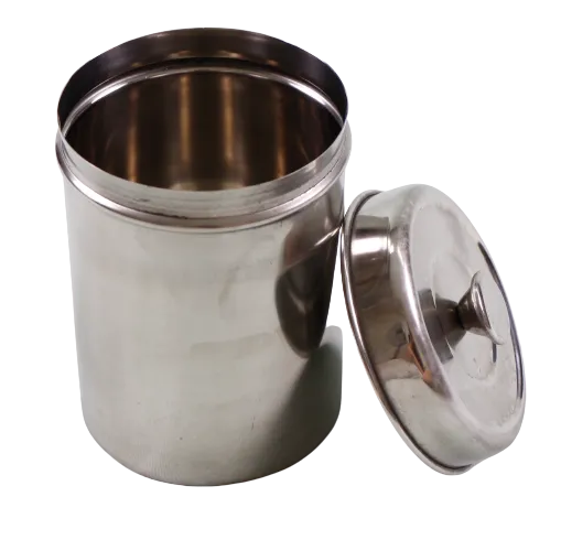 Stainless Jar with Cover