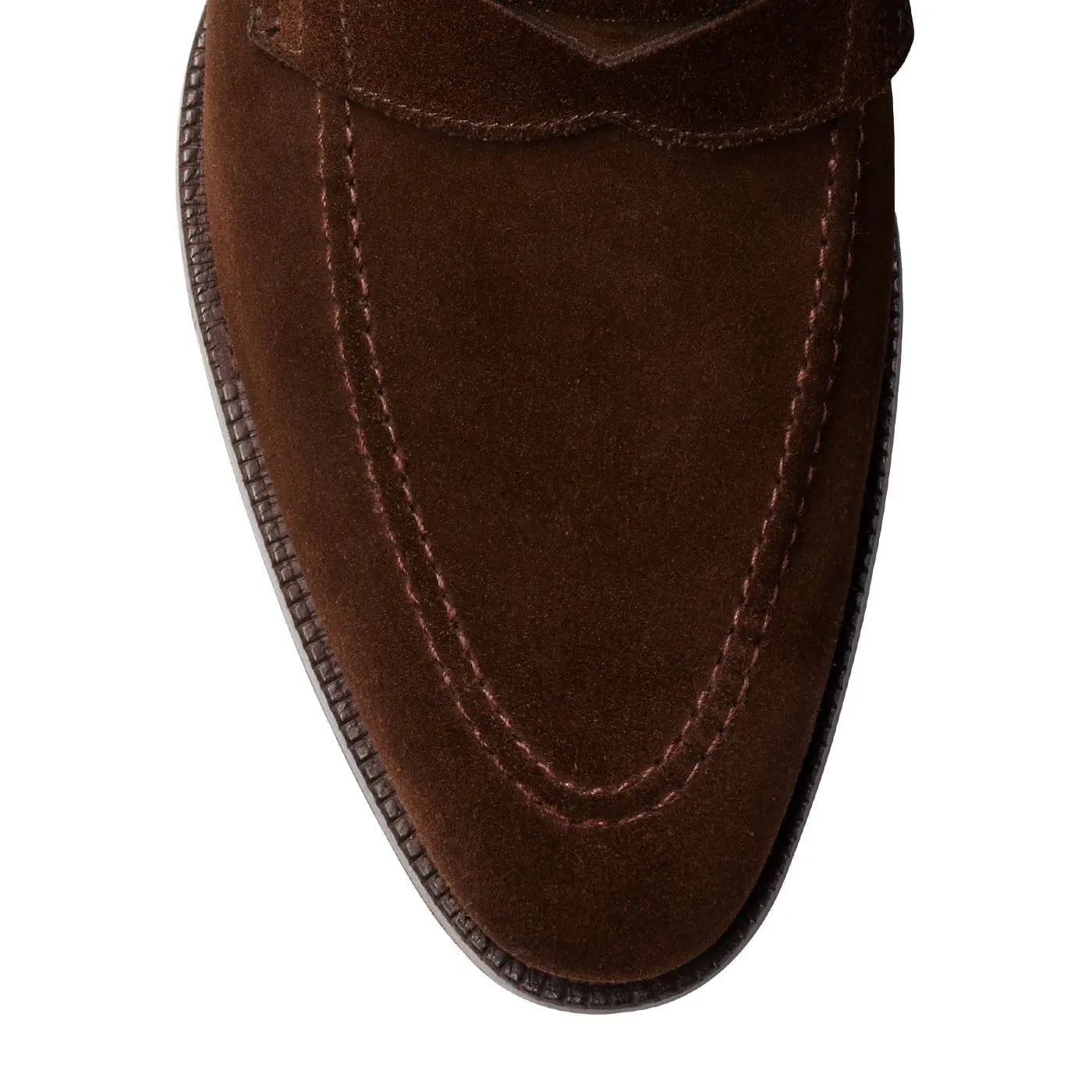 Teign Dark Brown Suede