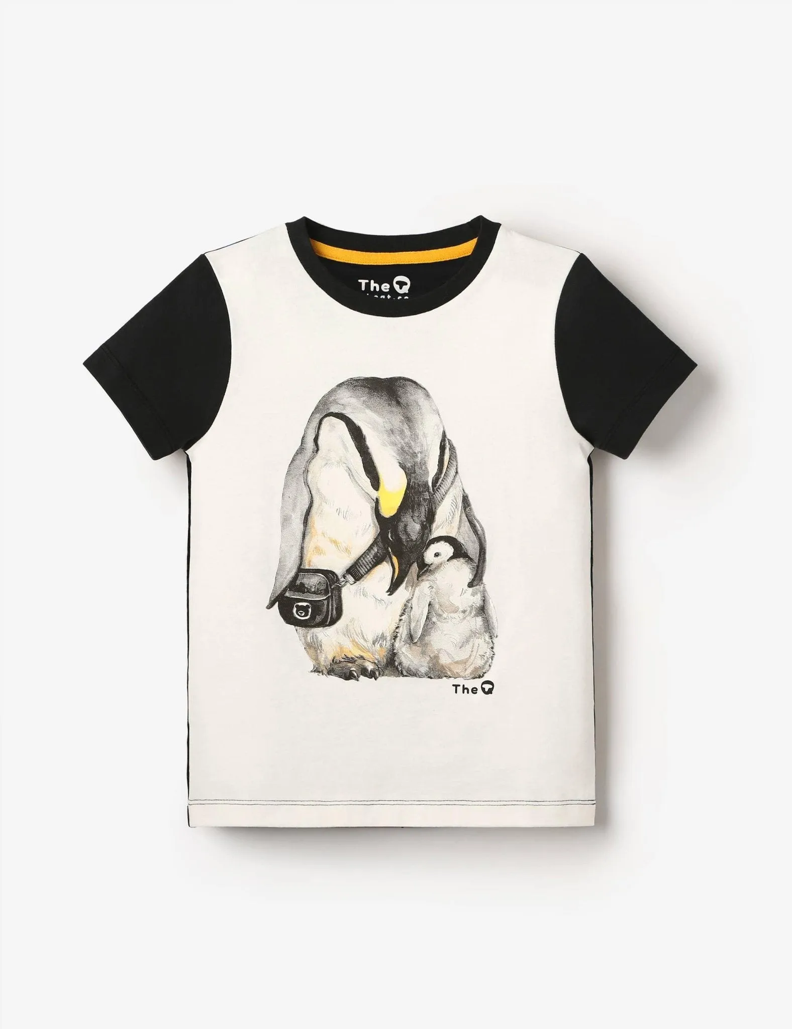 The QT T-Shirt – Knuddelnde Pinguine