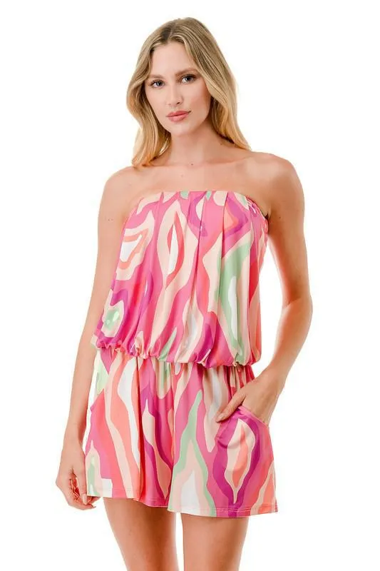 Tube Top Romper