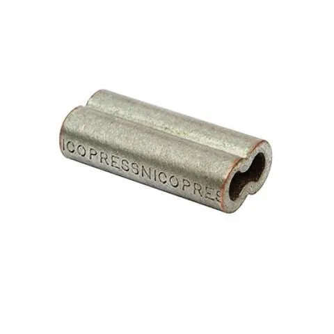 Zinc Plated Copper Fence Wire Sleeve - 100/Box